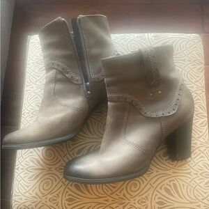 Clarks Leather Ankle Boots